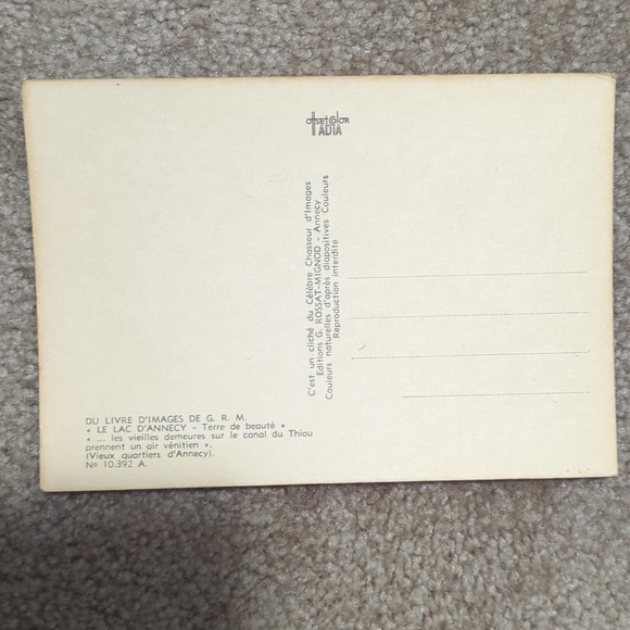 4 Pc Set Of Postcards From France And Italy - Picture 8 of 8